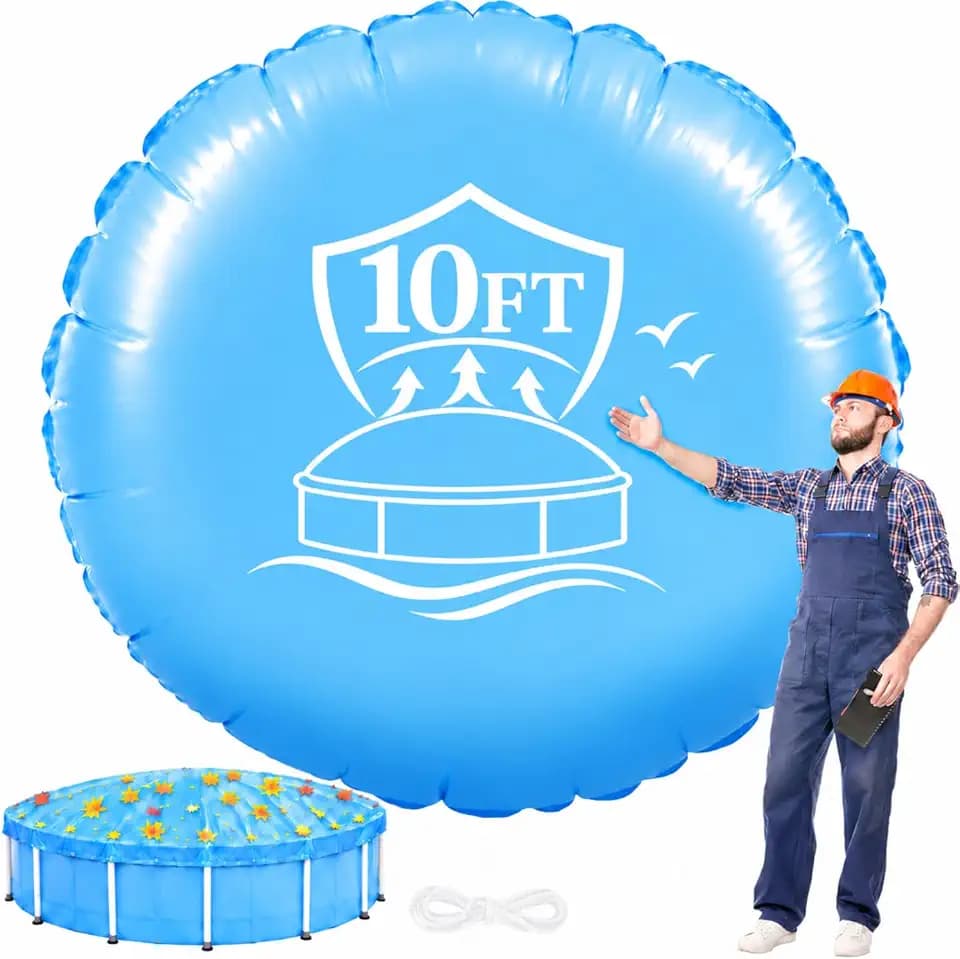 Hungdao 10 x 10 ft Pool Pillows for Above Ground Round Pool Air Pillow