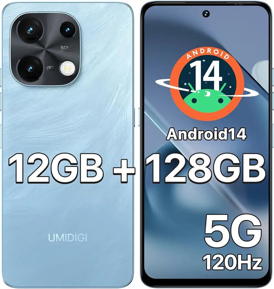 UMIDIGI Note 100 5G Cell Phone (Blue)
