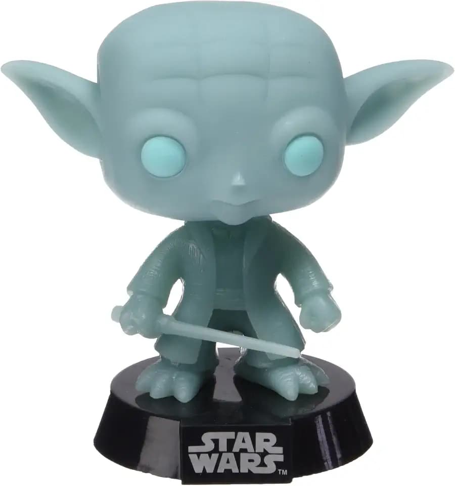 Funko 019151 Pop Star Wars Spirit Yoda Glow In The Dark 02 Vinyl Bobble-Head Figure, 10 cm