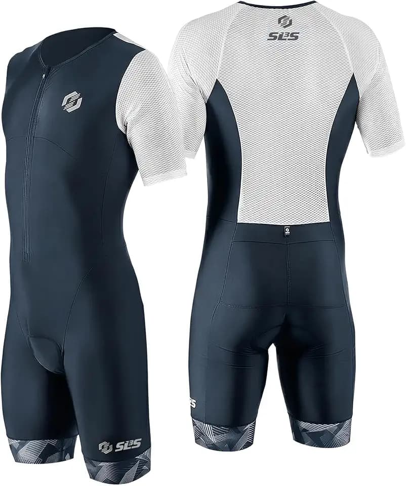 SLS3 Triathlon Anzug Herren - Trisuit Einteiler – Triathlonanzug - Triathlon Einteiler - Aerodynamischer Kurzarm Trisuit