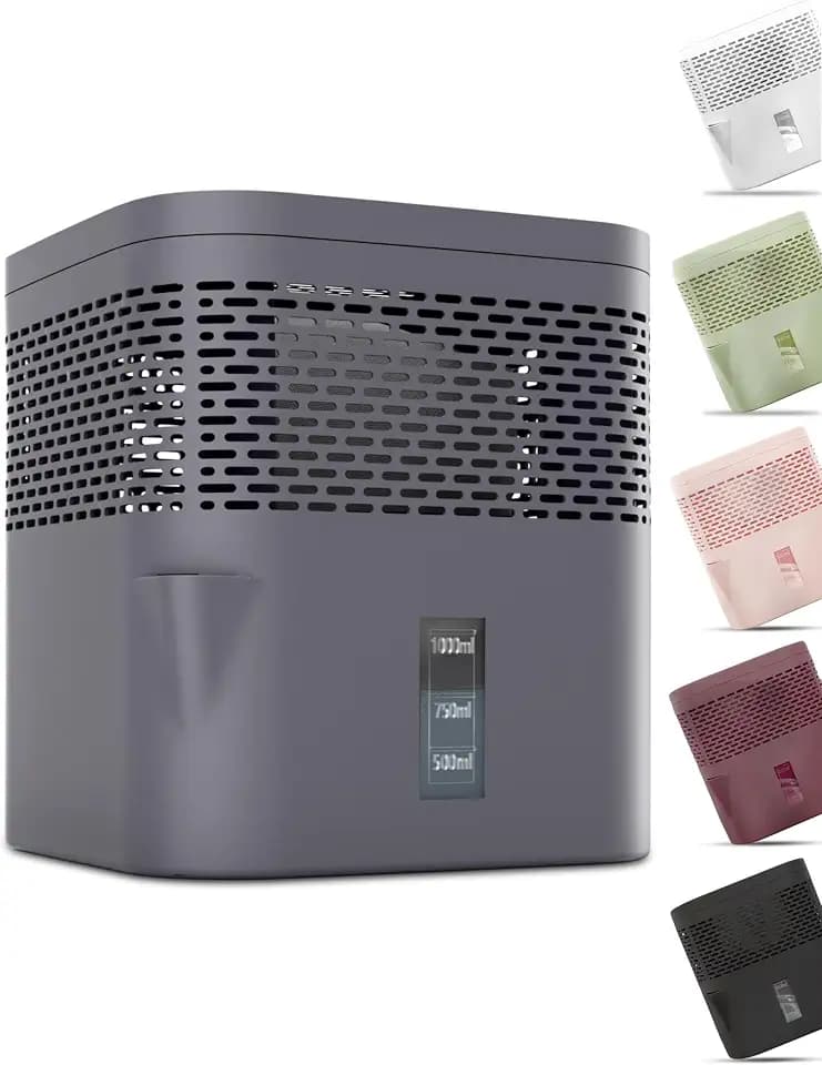 BonAura® Luftentfeuchter ohne Strom - Raumentfeuchter für Keller, Bad uvm. - 450g Luftenfeuchter Nachfüllpack inklusive - Entfeuchter und Luftentfeuchter Granulat im Set - Schutz vor Schimmel