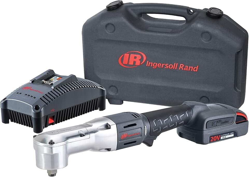 Ingersoll-Rand Schlagschrauber W5350-K12-EU, 1/2 Zoll Akku - 258 Nm Drehmoment, 1.850 U/min, ergonomischer Griff, langlebiger Motor, max. Effizien