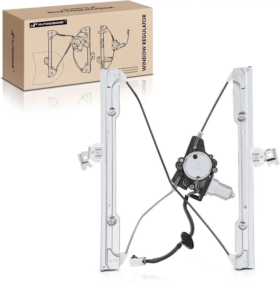 A-Premium Front Passenger Side Power Window Regulator with Motor (6-Pin)