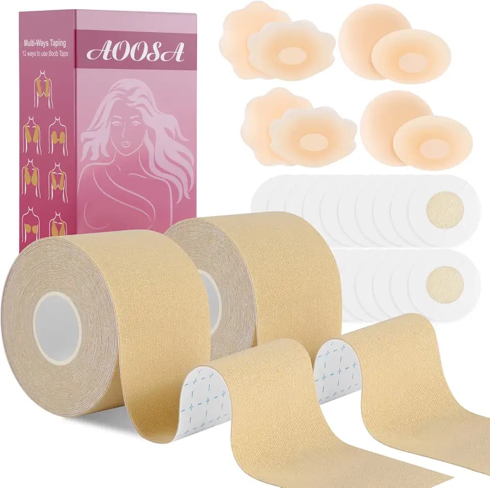 Brust Tape Set, 2 Rollen Premium Klebe Push Up BH