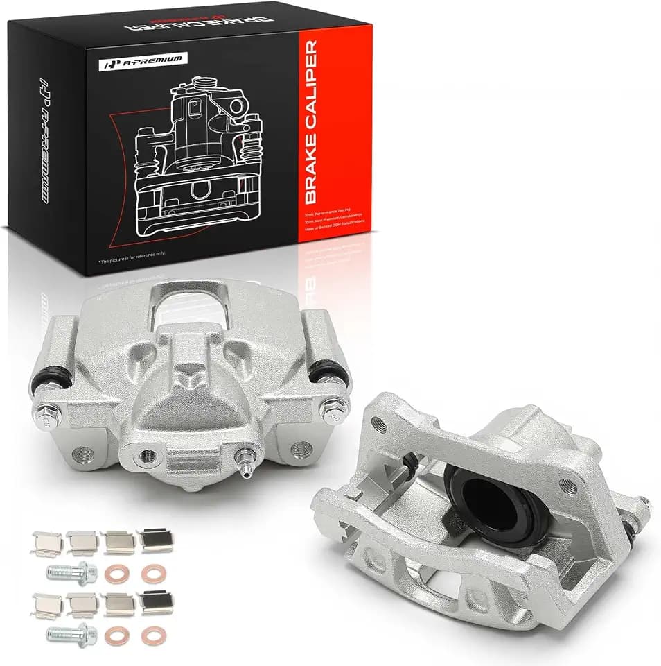 A-Premium Front Left and Right Side Disc Brake Caliper with Bracket