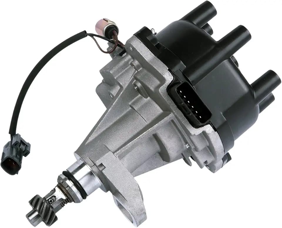 MAS Ignition Distributor W/Cap & Rotor Compatible with Nissan Pathfinder Frontier Quest Xterra Infiniti QX4 Mercury Villager 3.3L V6 Replacement for 22100-1W601