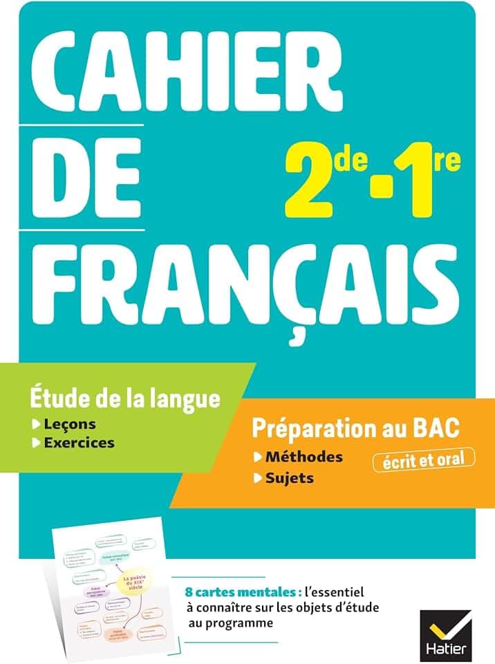 Cahier Français 2de/1re - Ed. 2025 - Cahier élève: Cahier de l'élève