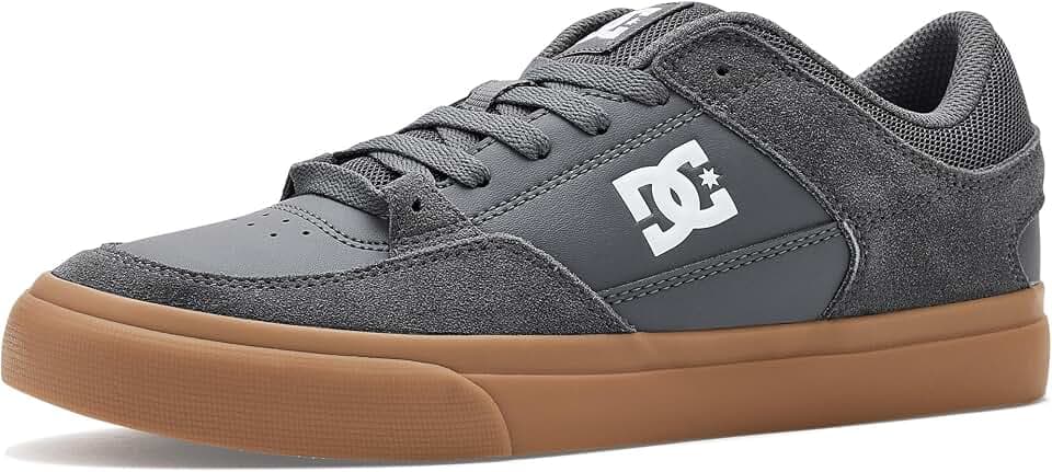 DC Shoes Men's Onyx Skate Shoe Grey/Gum