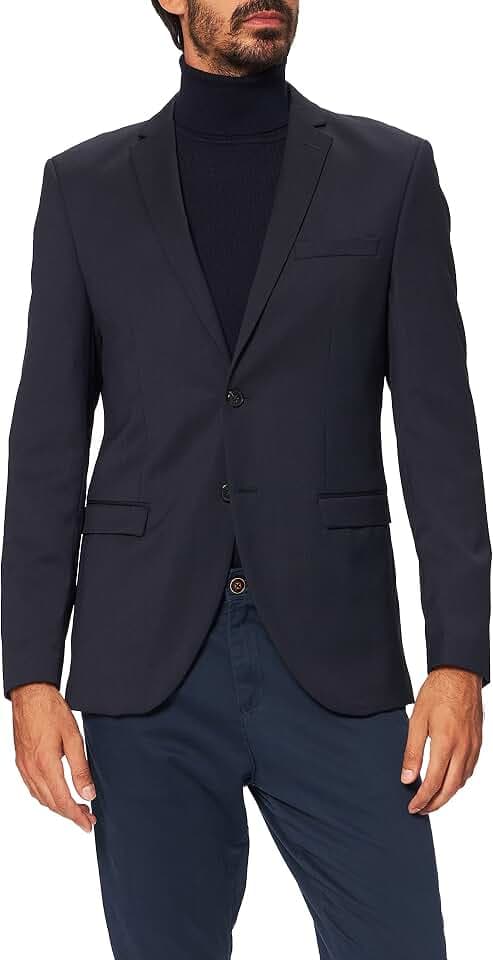 SELECTED FEMME Herren Slhslim-mylobill Navy Blazer B Noos Anzugjacke