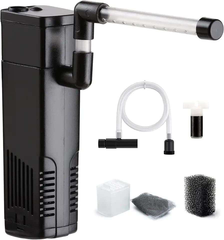 NICREW Magi200 Aquarium Filter, Innenfilter Pumpe für 20L-40L Aquarium