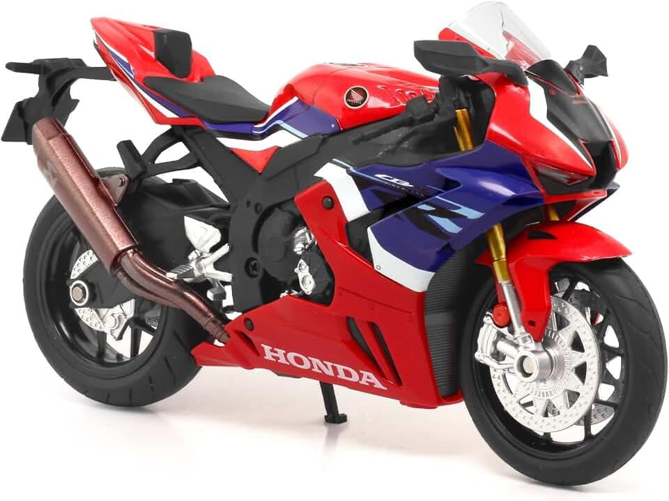 TURBO CHALLENGE - Moto Honda CBR1000RR-R - Die Cast - 029925-1/12 - Freilauf-Fahrzeug - Rot - Metall - Kinder Spielzeug - Geschenk - Ab 3 Jahren