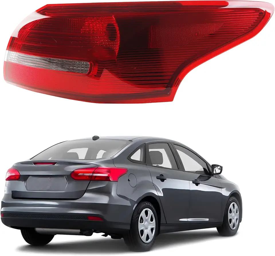 Halogen Right Passenger Side Taillights Compatible With Ford Focus