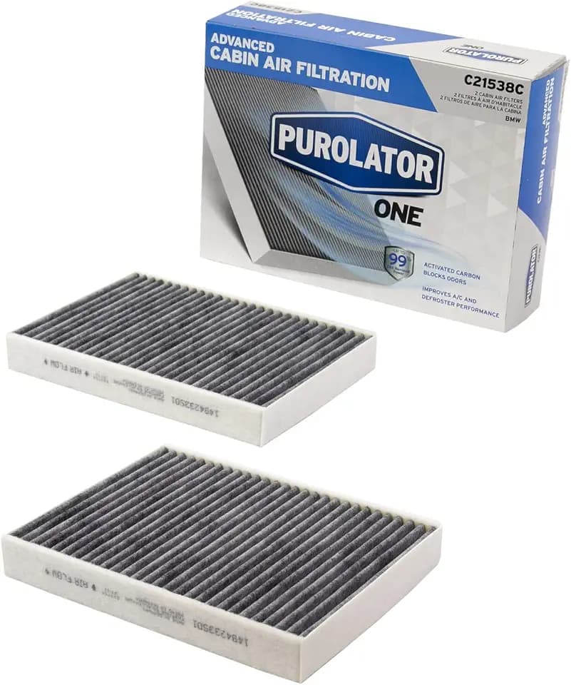 Purolator C21538C PurolatorONE Advanced Cabin Air Filter with Activated Carbon