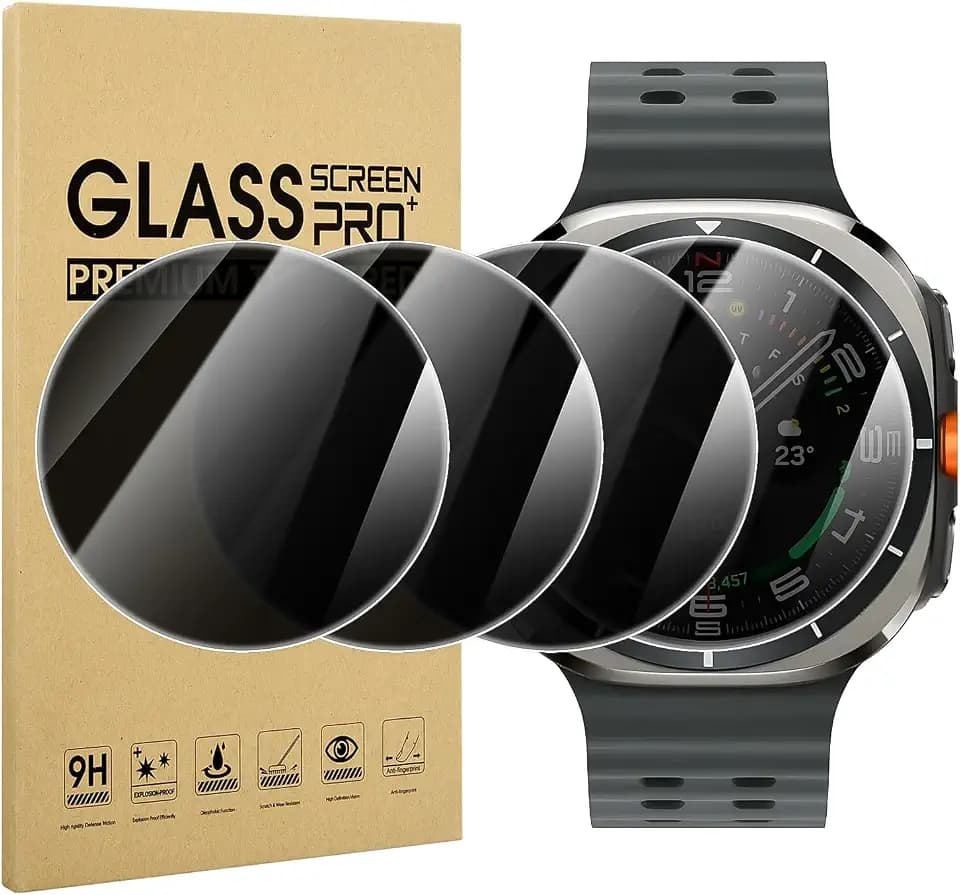 Suoman for Samsung Galaxy Watch 7/8 Ultra 47mm Privacy Screen Protector
