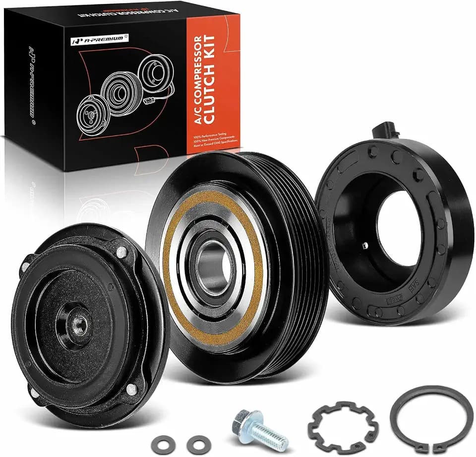A-Premium Air Conditioner AC Compressor Clutch Kit Compatible with Toyota