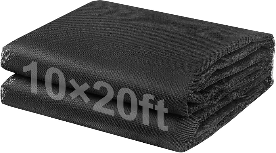Alphatool 10x20ft PP Nanocomposite Garden Netting, 33% Shade Rating