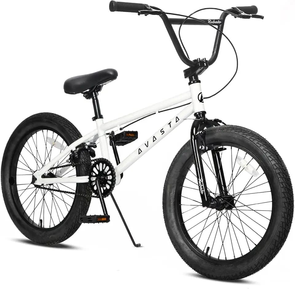 AVASTA Rubato 18 20 Zoll Freestyle BMX Kinderfahrrad für Anfänger ab 5 Jahren, Mehrfarbig
