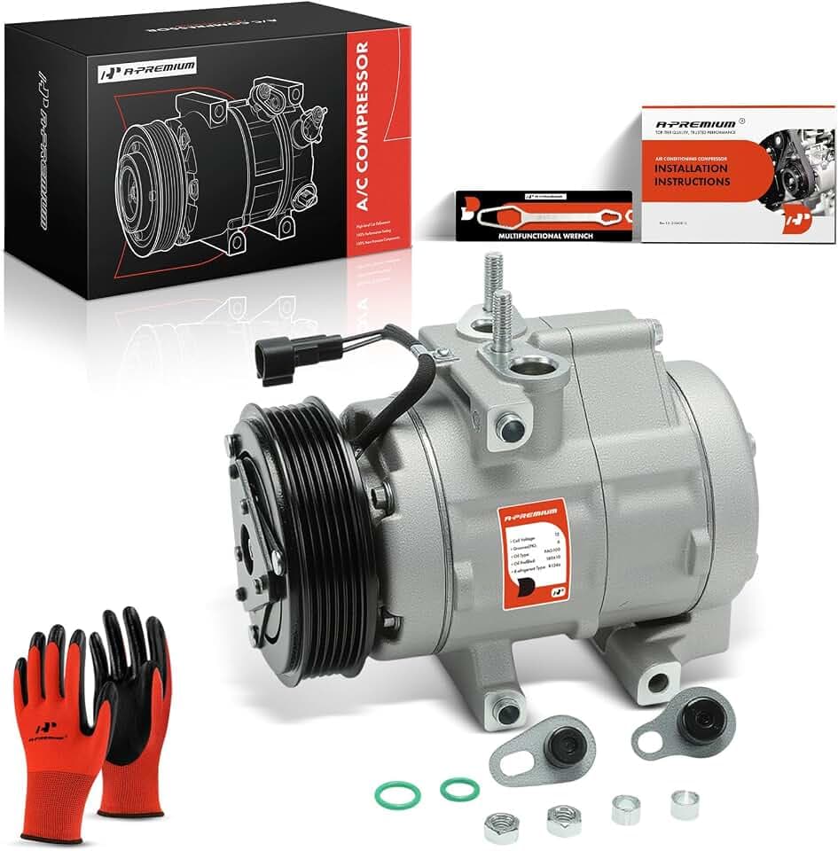 A-Premium Air Conditioner AC Compressor with Clutch