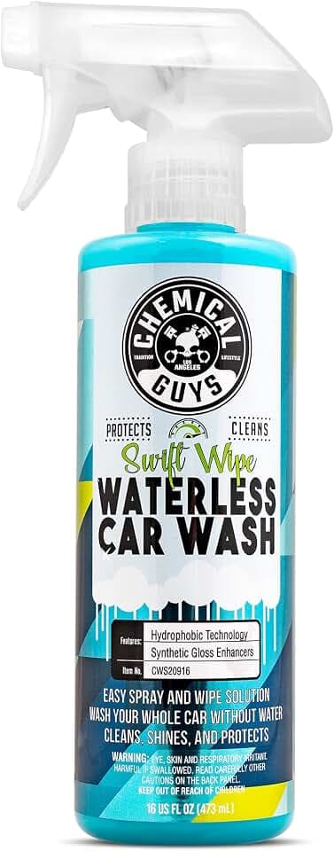 Chemical Guys, Swift Wipe Waterless Car Wash Spray, High Lubrication, 16 oz