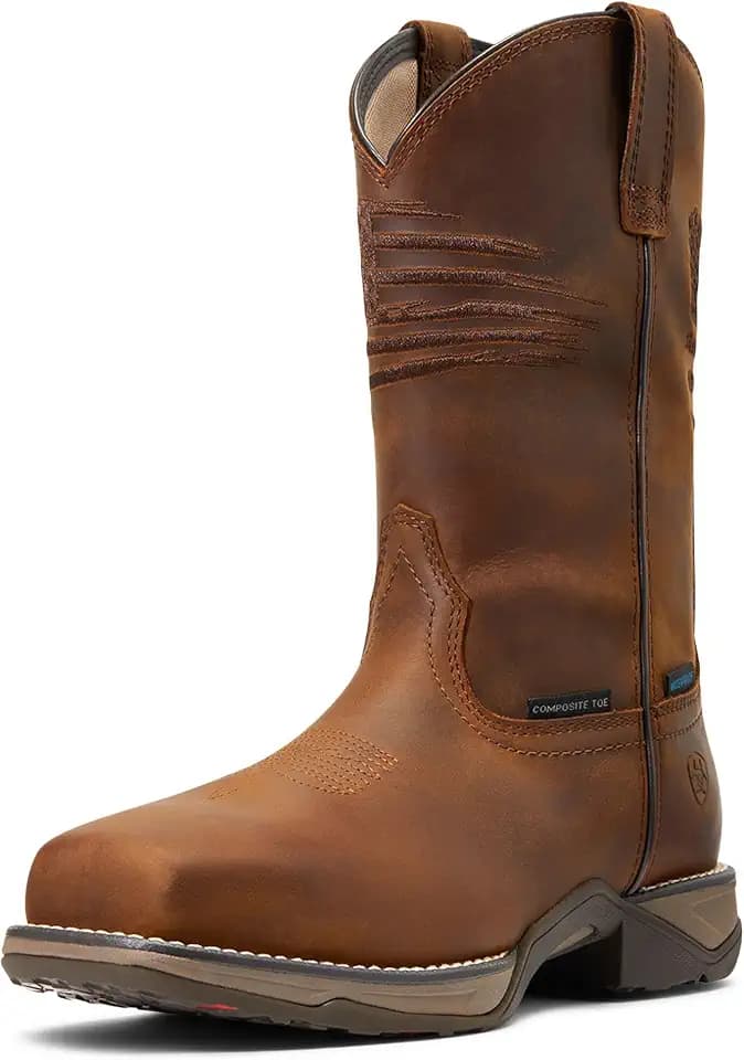 ARIAT Women's Work Anthem Patriot Waterproof Composite Toe Work Boots