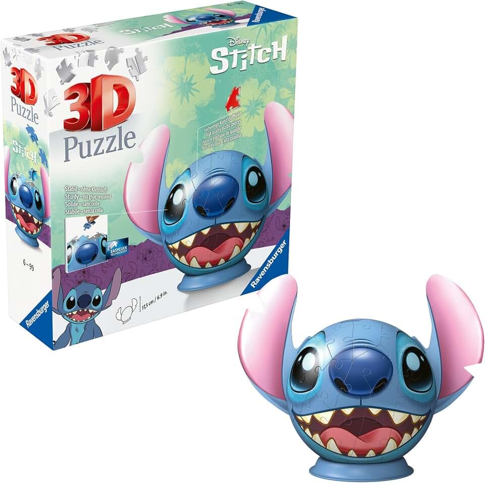 Ravensburger 3D Puzzle-Ball mit Ohren - Puzzle ab 6 Jahre