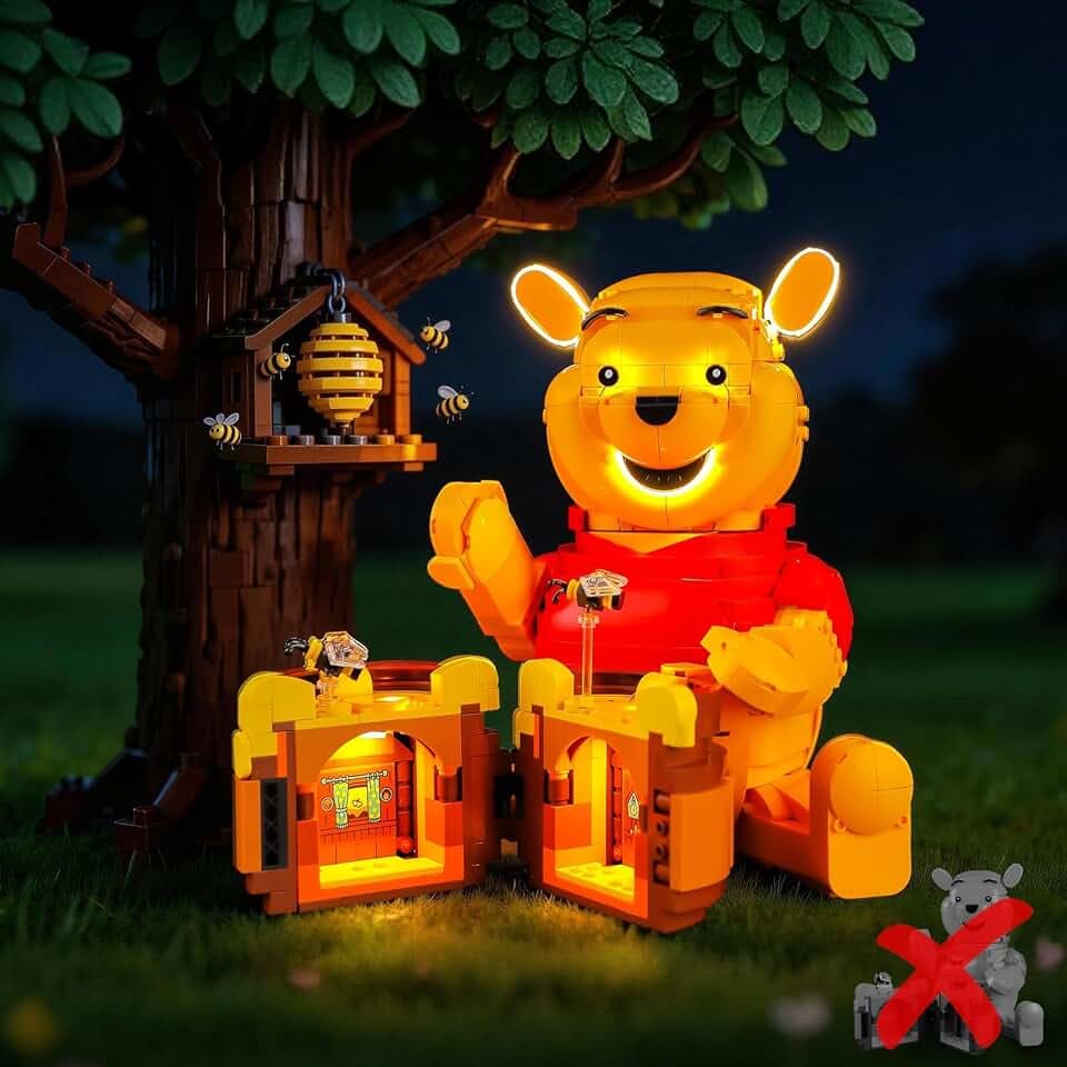 BRIKSMAX 2.0 Light Kit Compatible with Lego Disney Winnie the Pooh 43300 Building Sets - Original LED Lighting Kits (Accessories Only) for Display, Gifts & Collectors