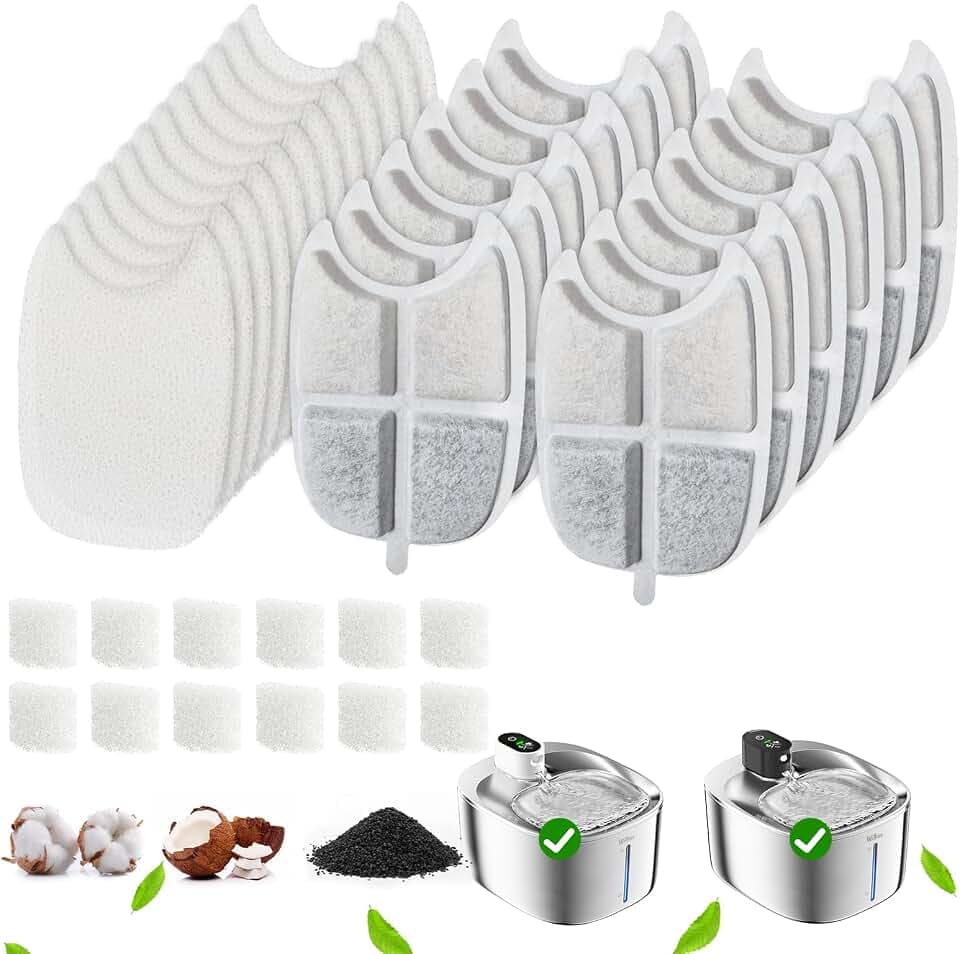 12 Pack Filters Replacement Filter for FS10 Plus, 6 Layer Filter