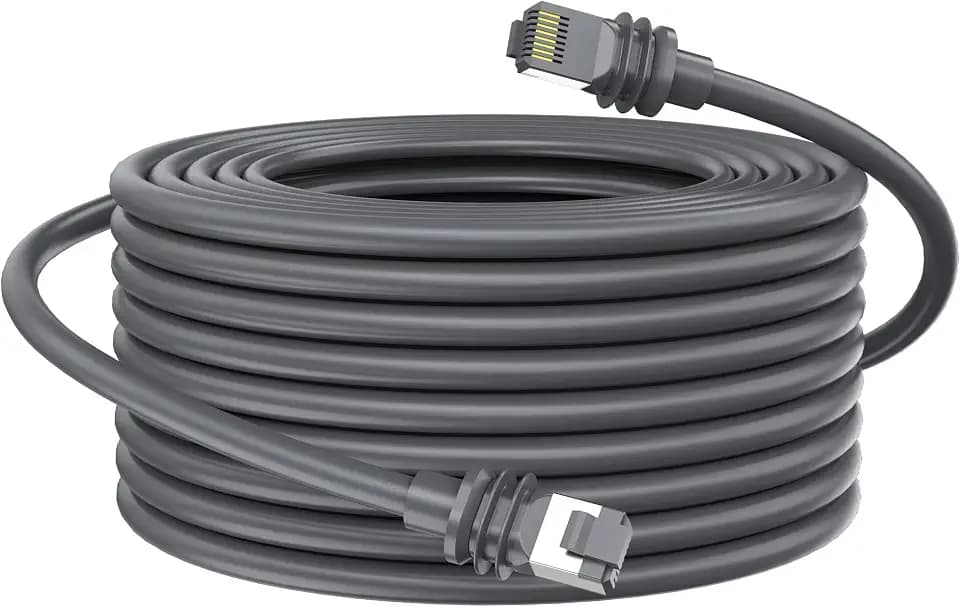 Starlink Cable 150FT/45M, Starlink Gen 3 Cable for Starlink Standard 4/4X/V4/MINI, Replacement Extension Starlink Ethernet Cable Waterproof Satellite, Grey