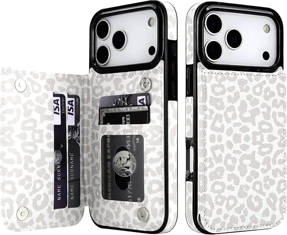 HAOPINSH Wallet Case with Card Holder for iPhone 18 Pro Max & 17 Pro Max