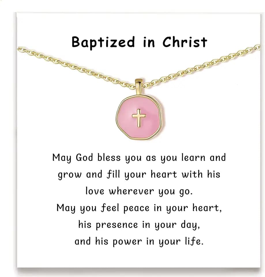 Cute Small Cross Necklace for Teen Girls