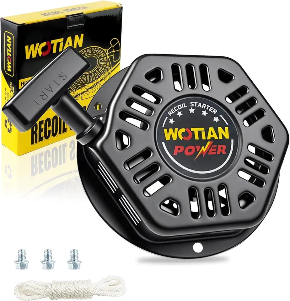 WOTIAN Recoil Starter Compatible with Champion 212cc 196cc 224cc Pull Start Assembly Generator Parts 3500w 4000w Part#22.061000.00