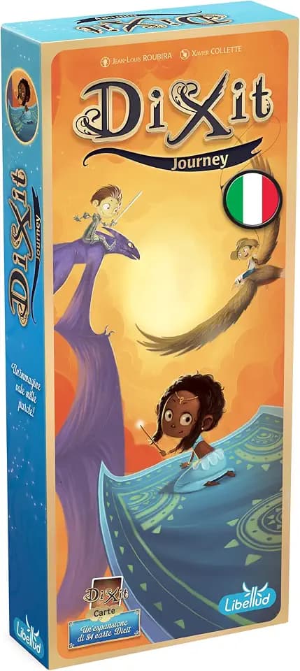 Asmodee - Dixit 3 Journey, Erweiterung des Brettspiels - Italienische Sprache