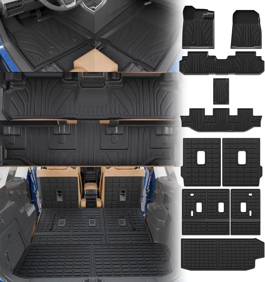 Floor Mats Set for 2019-2026 Subaru Ascent 7 Seater