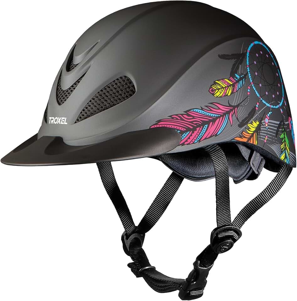 Troxel Rebel Bold Horse Riding Helmet, Low-Profile, Light, Adjustable Design, Safety Horseback Riding Gear
