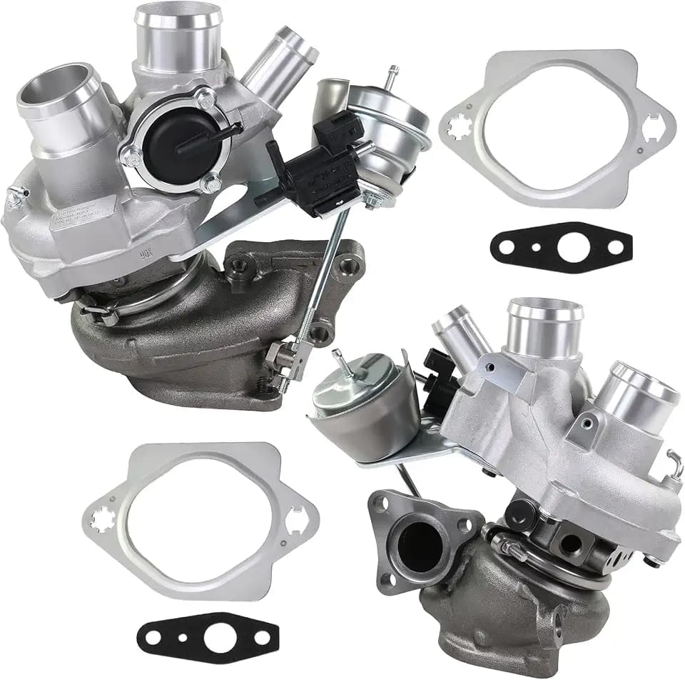 Left & Right Turbo Turbocharger for Ford F-150 2011-2012 V6 3.5L Ecoboost, 179204 179205, Basic VL Series