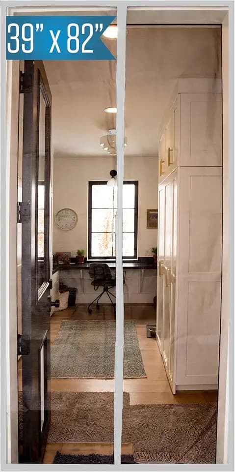 Fenestrelle Magnetic Screen Door for Standard Doors, 39" x 82"