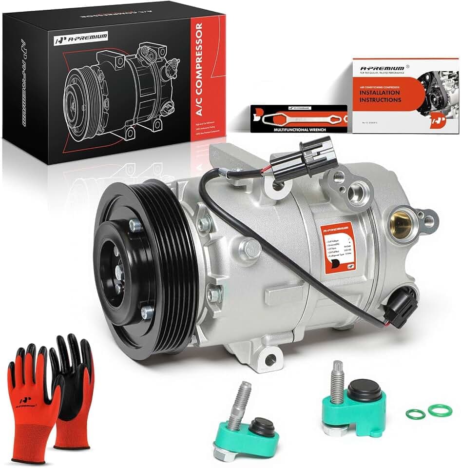 A-Premium Air Conditioner AC Compressor with Clutch