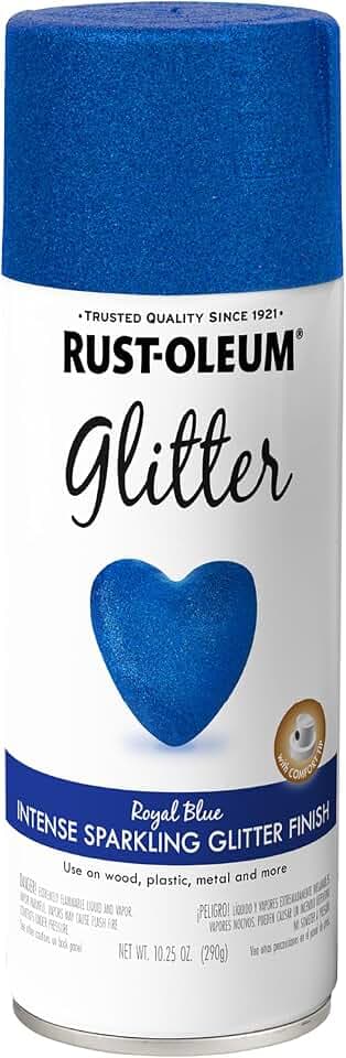Rust-Oleum Glitter Royal Blue Spray Paint