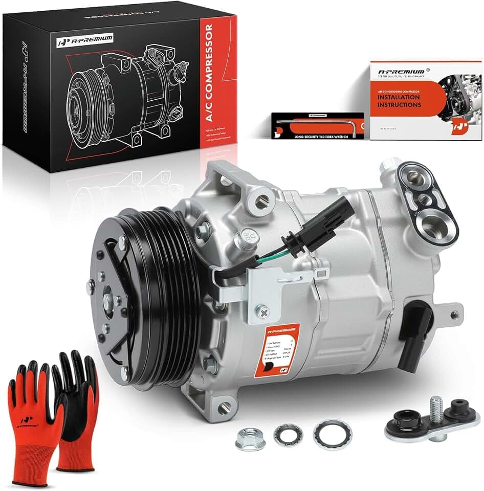 A-Premium Air Conditioner AC Compressor with Clutch