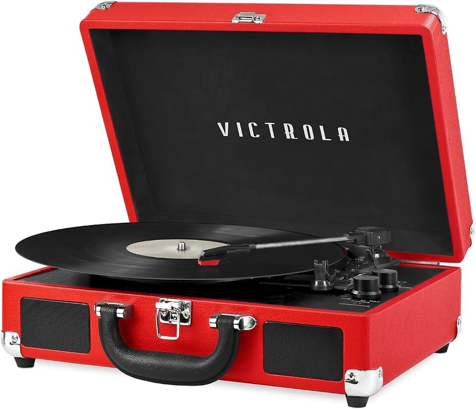 Victrola Journey – Bluetooth-Kofferplattenspieler – Rot