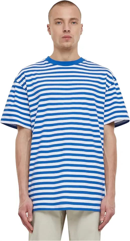 Urban Classics Regular Stripe Tee Männer T-Shirt schwarz/weiß Basics