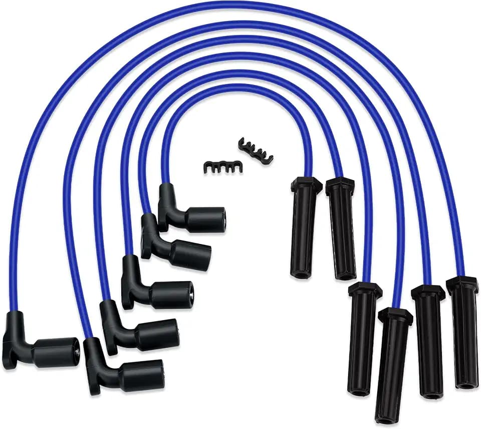 109110 Spark Plug Wire for Select Buick Chevy Pontiac Saturn 3.5L 3.9L 6PCS