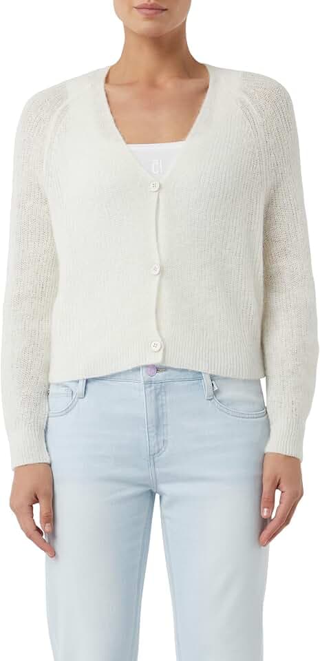 Comma Damen 2171204 Strickjacke (1er Pack)