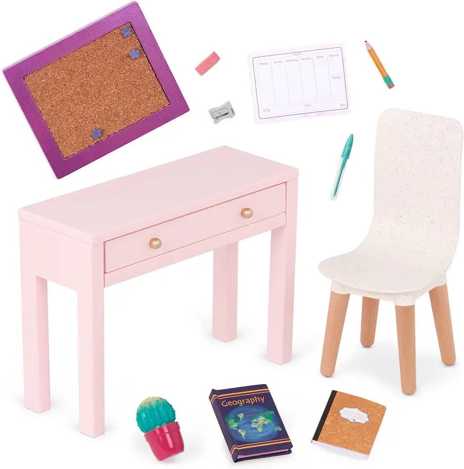 Our Generation Working Wonder Büro-Set, Schreibtisch-&-Stuhl-Set