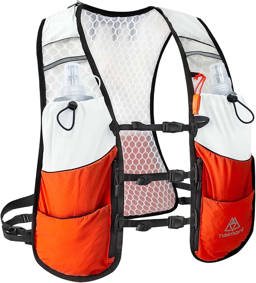 Haimont 5L Trail Running Hydration Vest with Soft Flasks