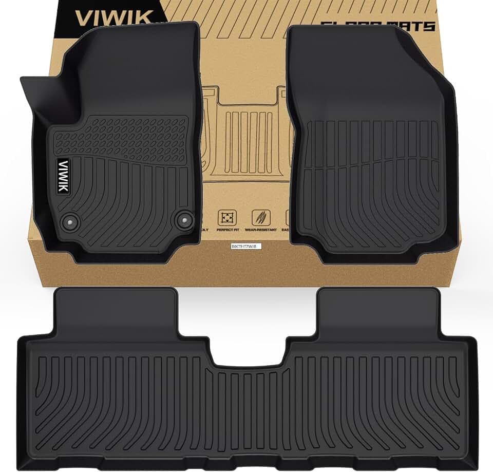 VIWIK GMC Terrain Floor Mats/Chevy Equinox Floor Mats 2018-2024