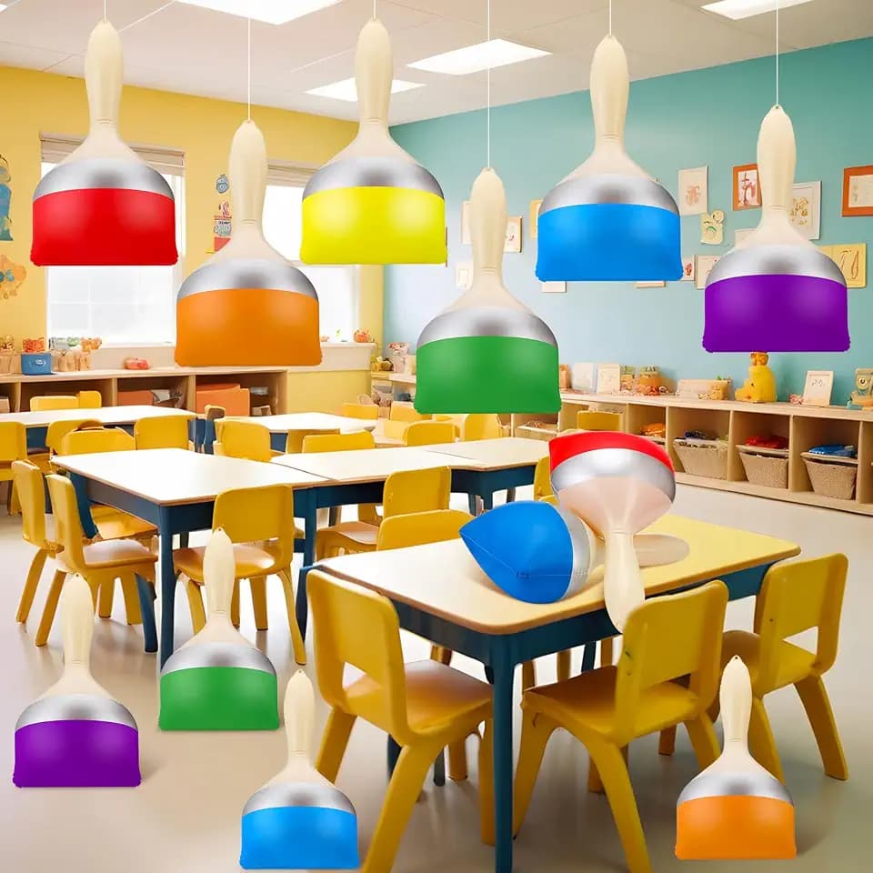 Blueweenly 12 Pcs 15.7 Inch Large Inflatable Paint Brush Back to School Inflatable Art Classroom Decor Paint Splatter Party Decoration Blow up Painting Brush for School Home What a Mess Vbs Photo Prop