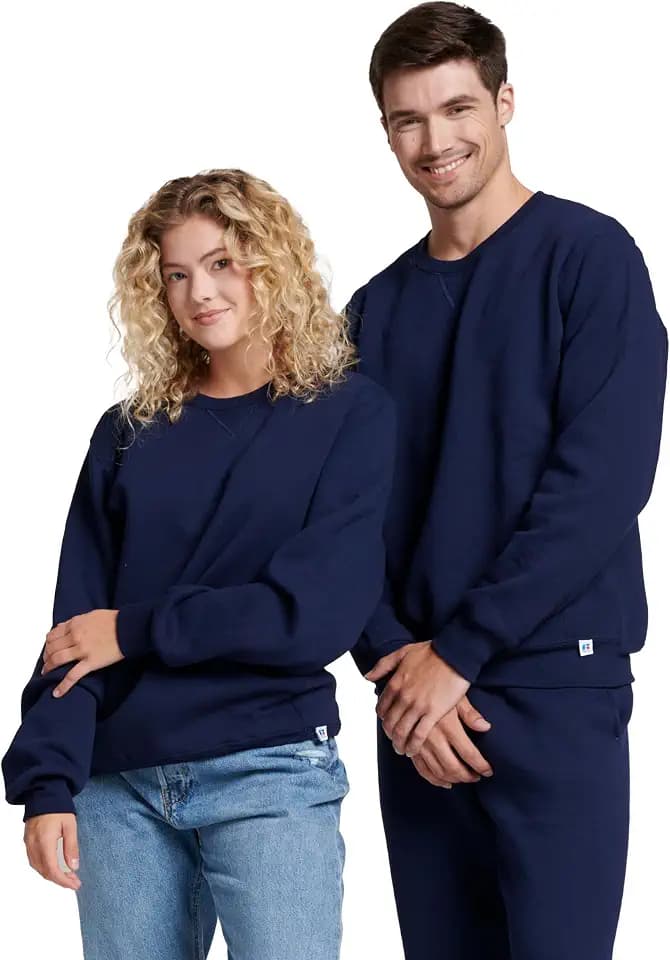 Russell Athletic Men's Dri-Power Fleece Sweatshirts, Moisture Wicking, Cotton Blend, Relaxed Fit, Sizes S-4X