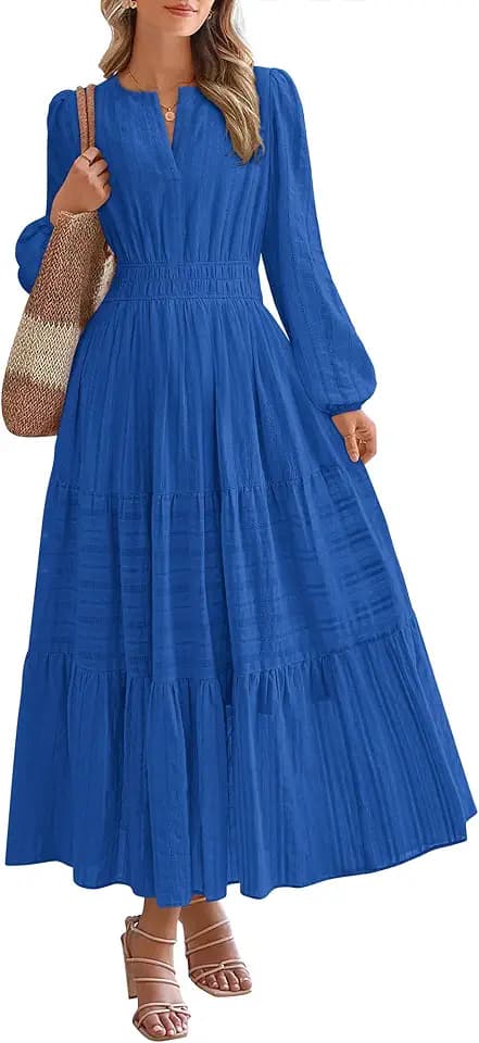 BTFBM Womens Fall 2026 Casual Midi Maxi Dresses