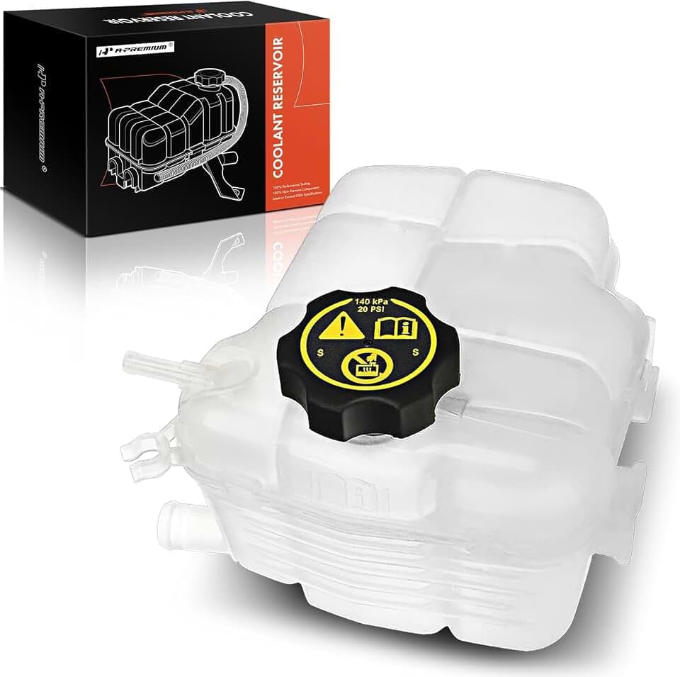 A-Premium Engine Radiator Coolant Expansion Reservoir Overflow Tank [W/Cap]